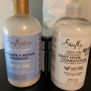 Shea Moisture Manuka Shampoo & Coc Oil Conditioner
